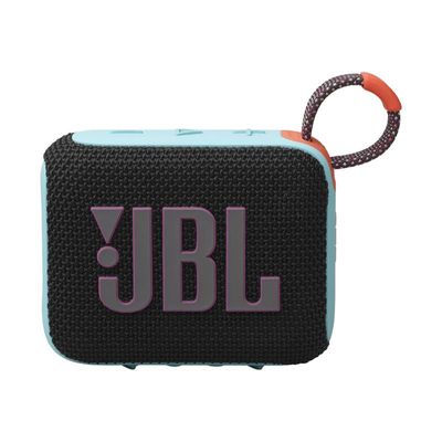 JBL Go 4 ลำโพงพกพาบลูทูธ (4.2 วัตต์, สีดำ/ส้ม)